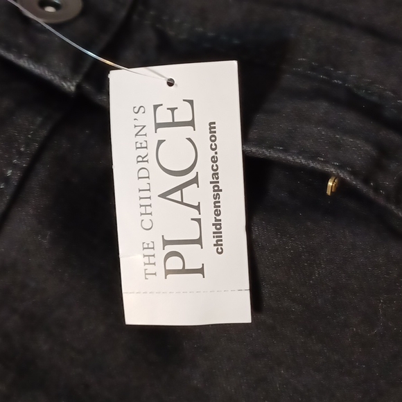 The Children's Place Super Skinny Black Wash Jeans Sz. 14 - Picture 4 of 10